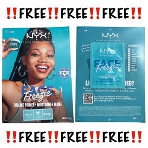 ‼️FREE‼️NEW‼️NYX Face Freezie Cooling Primer + Moisturizer In One ⭐️Sample⭐️